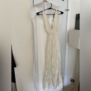 Banana republic backless maxi dress